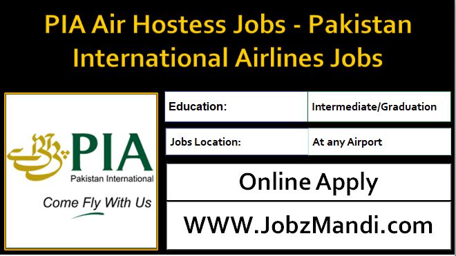 PIA Air Hostess Jobs